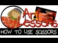 How to Use Scissors simple instructions for children on cutting techniques scissor skills
