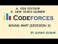 A ODD DIVISIOR B NEW YEAR S NUMBER CODEFORCES ROUND 697 DIV 3
