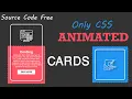 Infinite Wavy Border Animation HTML CSS Animated Cards