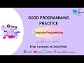Good Programming Practice Computer Science Lecture Sabaq pk