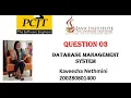 Data Base Task 03 Create Tables Using Customized Databases 1st Year Java Institute