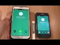WhatsApp Incoming \u0026 Outgoing call at the Same Time  Samsung Galaxy Note 2+S2 plus