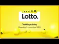 Lotto trekkingsuitslag 1 november 2025