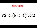 Many Don t Understand This BASIC Math Concept Order of Operations