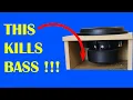 Lagu Bass in a small space?  Sealed subwoofer enclosure design.  @PartsExpressOfficial