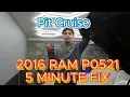 Dodge Ram PO521 Oil Pressure Sensor Replacement