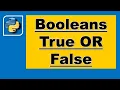 Python Booleans Examples in Urdu and Hindi