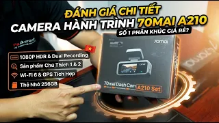 70mai A210 Dash Cam Unboxing Review - Image Quality Night Recording Features Test