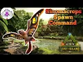 ARK lost Island New Dinos Spawn Command Sinomacrops