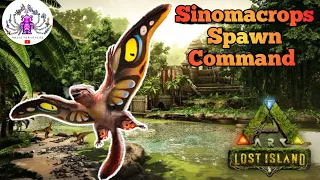 ARK lost Island New Dinos Spawn Command Sinomacrops