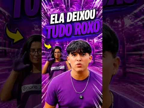 O PARQUE INTEIRO FICOU ROXO!! 😱💜