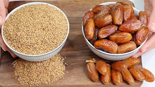 كنز لا يقدر بثمن !عندك زلافة تمر وزلافة جنجلان حضري ألد وصفة صحية وتخلصي من التعب أنت ووليداتك