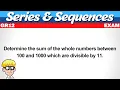Exam Question Series Sequences