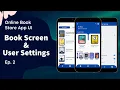 Flutter UI - Books User Settings Screen