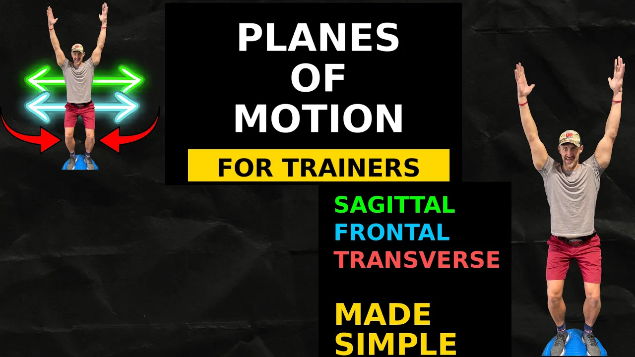 Planes of Motion Explained for Personal Trainers, Kinesiology & NASM CPT Sagittal Frontal Transverse