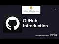 GitHub Tutorial - First Commit