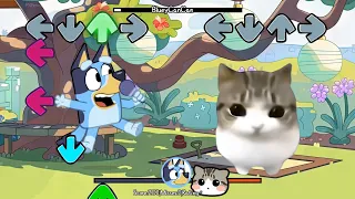 FNF Dam Dam Didi Didi meme vs Bluey and Bingo Sings Can can song | FNF Mods Friday Night Funkin'