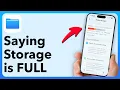 Your iPhone Keeps Saying Storage Full Because Nobody Told You This