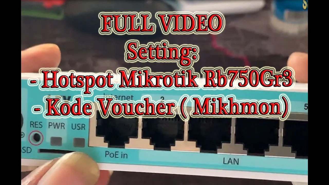 Full Setting Mikrotik dari Awal untuk Hotspot Voucher Lengkap || Konfigurasi hAP Lite RB941-2nD