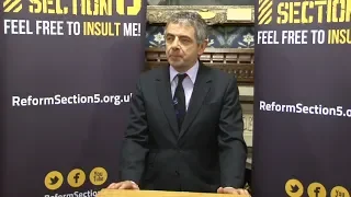 In full Rowan Atkinson on free speech