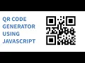 QR Code Generator using JavaScript