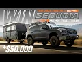 WIN THIS 2025 Toyota Sequoia TRD Pro Hybrid MDC Travel Trailer 50 000