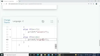 For Loop IN C HACKERRANK C SOLUTION