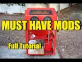 SAND BLASTING CABINET MODS Tutorial