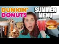 THIS Is Dunkin Donuts NEW Summer Menu What to order