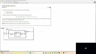 Project Euler Solutions in LabVIEW - Problem 14 Longest Collatz Sequence