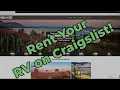 How to Promote Your RV Rental Listing on Craigslist