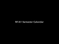 SLS1101 - M1A1 Semester Calendar
