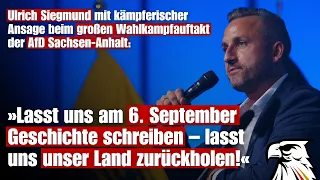 Let s make history on September 6th - let s take our country back