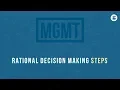 Rational Decision Making Steps