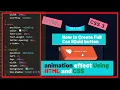 How to Create Full Css liQuid button animation effect in Jafar Sadik help