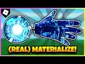 How To ACTUALLY Get MATERIALIZE GLOVE Orb of Honor BADGE in SLAP BATTLES ROBLOX