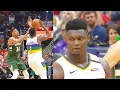 Download Zion Williamson Gets Murdered By Giannis Block Then Gets Revenge Ripping Ball! Pelicans vs Bucks mp4 3gp mp3 videos - waplic