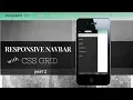 Responsive Navbar HTMLdan CSS only CSS Grid part 2