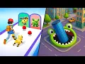 Monster Squad Rush Hole io All Level Gameplay Android iOS