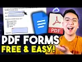 How to make PDF Forms Fillable Online FREE EASY TUTORIAL