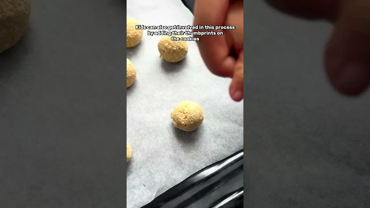 Apple & Cinnamon Thumbprint Cookies