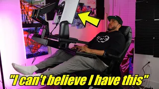 Yo I finally got my dream gaming set up Testing the T1 Mini Computer Cockpit is crazy