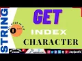2 Write a Java program to get the character at the given index within the String