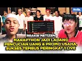 Lagu REAKSI NETIZEN MARAPTHON JADI LADANG PENCUCIAN UANG \u0026 PROMO USAHA, SUKSES TEMBUS PERINGKAT 1 LIVE