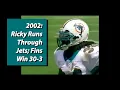 2002 Week 3 Jets at Dolphins ESPN Highlights