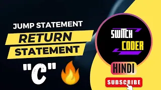 Return statement in C Syntax Example What is jump statement part 4