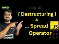 Javascript Destructuring Spread Operator In Hindi Engineer Codewala