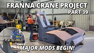 The MAJOR Franna Modifications Begin | Franna Crane Project | Part 39