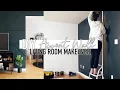 DIY 100 Geometric Accent Wall LIVING ROOM MAKEOVER