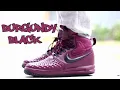 Nike Lunar Force 1 Duckboot LF1 2017 Burgundy Black Sneaker Review On Feet